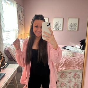 Amazon Pink Women's Cardigan